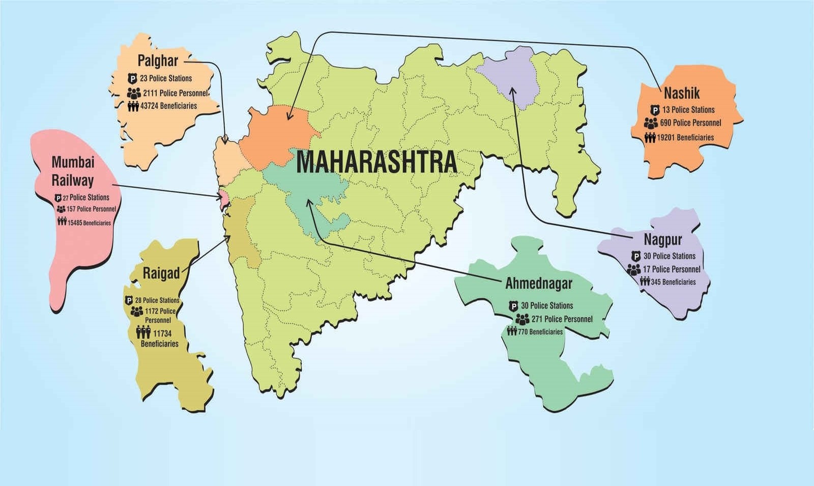 Third I Maharashtra Map
